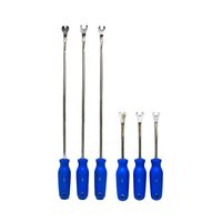 Set 6 extractoare pentru demontat cleme de tapiterie, 240 mm - 490 mm, Satra