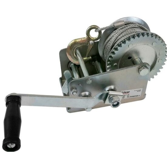 Troliu Manual Vinci 1150kg, 2 Trepte Silver