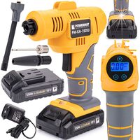 Compresor auto cu acumulator, 10 bari 16l/min 12V 1.5Ah, Powermat