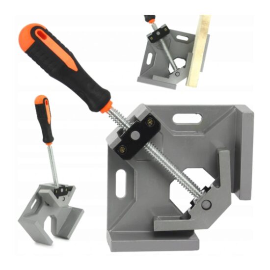 Clema unghiulara pentru tamplarie 70mm Silver