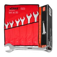 Set chei combinate inelare si fixe 34, 36, 38, 41, 46, 50 mm, 6 piese profesionale, Verke