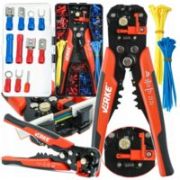 Cleste pentru decablat si sertizat, accesorii incluse 260 elemente Verke