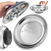 Tava magnetica rotunda, din metal, pentru atelier, 150mm Verke