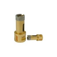 Carota diamantata pentru placi ceramice, marmura, piatra naturala, gresie, beton 20 mm Verke
