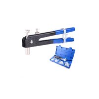 Set pistol cleste de nituit pentru piulite M3-M8,106 piese Silver