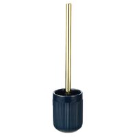 Perie wc cu suport din ceramica, albastru marin, Sepio
