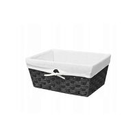 Cos organizator pentru cosmetice, negru,30x19x14 cm, Sepio