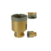 Carota diamantata pentru placi ceramice, marmura, piatra naturala, gresie, beton 45 mm Verke