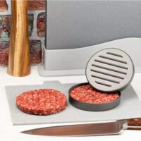 Presa de carne pentru hamburgeri, aluminiu,12 cm, Kinghoff