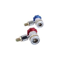 Set 2 cuple, pentru sisteme de aer conditionat, R134A, conectori de service 90° Satra