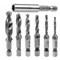 Set burghie pentru filetare, M3-M10, 6 piese, Verke