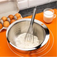 Set bol si tel, fabricate din inox, capacitate vas 2.5 litri 21-25 cm, Kinghoff