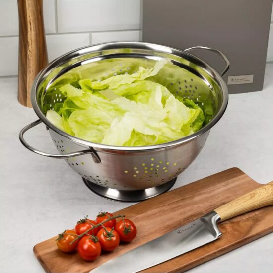 Sita, strecuratoare din inox, cu manere, 28 cm, Kinghoff
