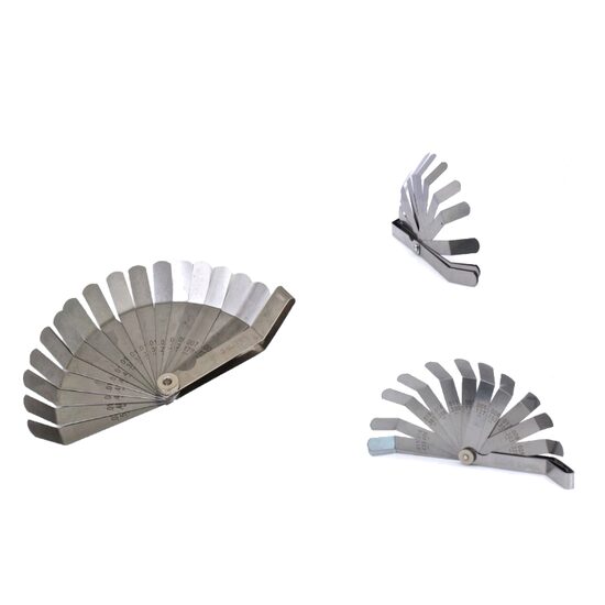 Set 12 lere de precizie, in unghi, in toli  0,05- 1 MM, Satra