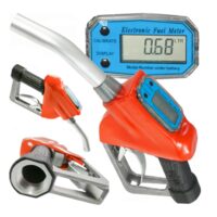 Pistol cu Contor, LCD Digital, pentru Pompa Transfer Combustibil, rosu, Verke