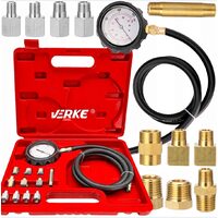 Set tester manometru presiune ulei 0 - 35 Bari, 12 piese, Verke