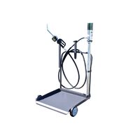 Pompa pneumatica pentru transfer ulei, cu suport pentru butoi, contor, 180 - 220 kg, kit complet, mobil, Satra 