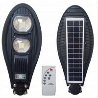 Lampa cu incarcare solara 100 W tip Cobra, panou incorporat, telecomanda