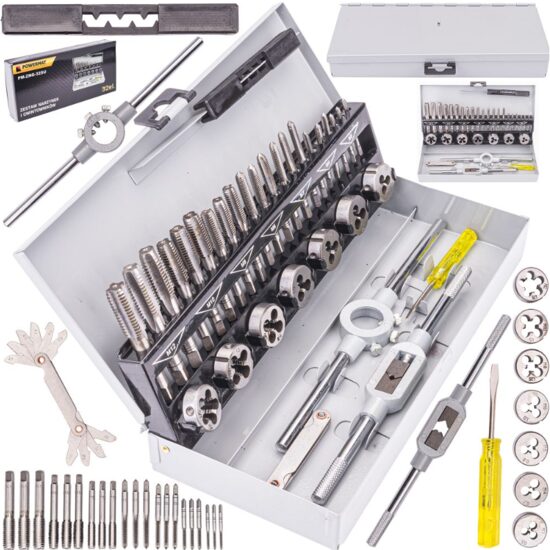 Set de tarozi si filiere M3-M12 32 elemente, Powermat