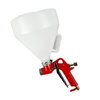 Pistol pneumatic pentru tencuiala, glet, vopsea texturata, ipsos, mortar lichid duza 4, 6, 8mm SILVER