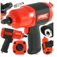 Pistol impact pneumatic 1350nm 1/2" 7000 rpm, presiune 6 - 8 bari, profesional, Verke