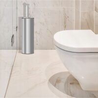 Set perie wc cu suport, inox, Sepio