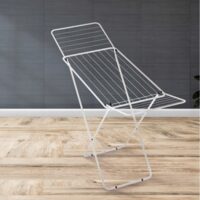 Uscator de rufe pliabil, 178,5 x 54 x 104,5 cm, metalic, Sepio