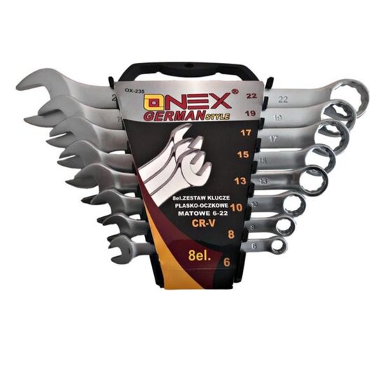 Set chei 8 piese pe suport de plastic Onex