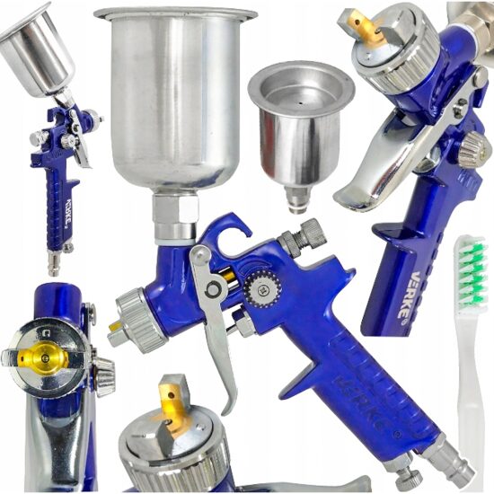 Pistol de vopsit profesional cu rezervor HVLP 125ml 0.8mm