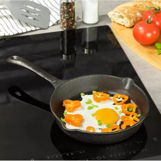 Tigaie din fonta, negru, 25.5 cm, Kinghoff