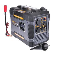 Generator curent electric 2000W, capacitate rezervor 4 litri, motor in 4 timpi, putere 3.5cp, stabilizator de tensiune AVR Powermat