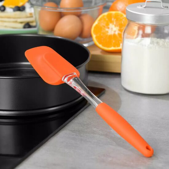 Paleta de patiserie din silicon 26,5x6x1,8 cm, portocaliu KingHoff