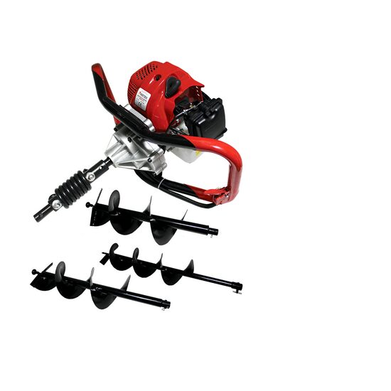 Motoburghiu pe benzina in 2 timpi 3 CP burghie 15cm 20cm 25cm  Vertex 