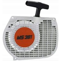 Capac pornire motofierastrau, demaror complet drujba Stihl MS 380, 381, 038, PowerX