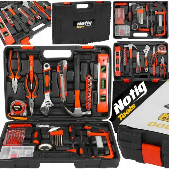 Kit Set scule 110 piese pentru instalator Notig