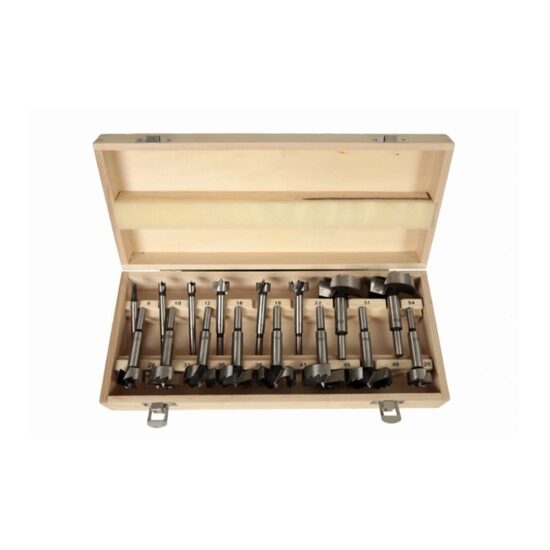 Set 16 Freze Lemn Profesionale pentru Freza Oberfreza Prindere 8mm  Silver