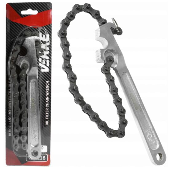 Cheie pentru filtru ulei cu lant 120-220mm Verke

