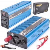 Convertor de tensiune auto, invertor tensiune  12V 230V 1500 W, Powermat