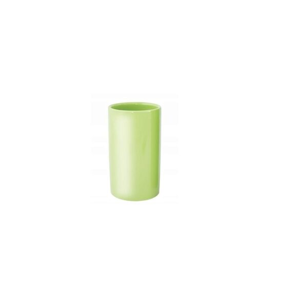 Suport pentru periute dinti, pensule, din ceramica, verde, Sepio