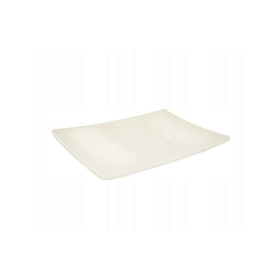 Sapuniera din ceramica, bej, design modern, Sepio