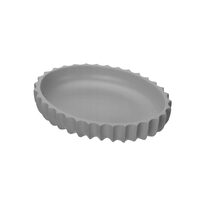 Sapuniera din plastic, gri, design modern, Sepio
