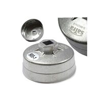 Cheie capac pentru filtru de ulei, 74 mm x 1/2", 14 canturi, Satra
