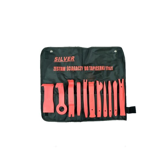 Set extractoare auto pentru tapiterie 11 elemente Silver