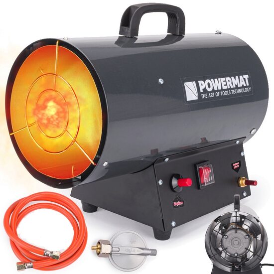 Tun pentru caldura 15KW, incalzitor industrial gaz ardere externa, Powermat