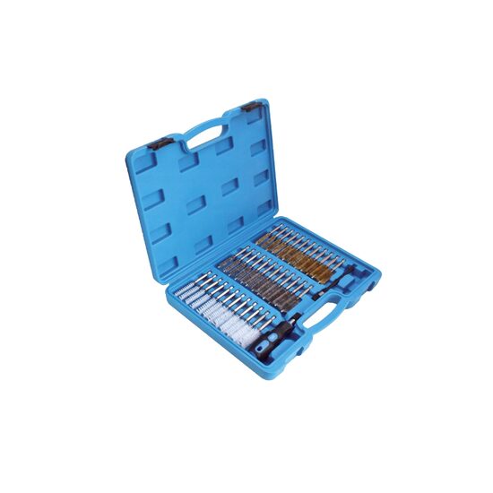 Trusa cu perii de sarma rotunde 8-19 mm, 38 piese Satra