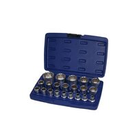 Trusa set 12 chei tubulare 1/2" 8-35 mm, 12 colturi, spline, Asta
