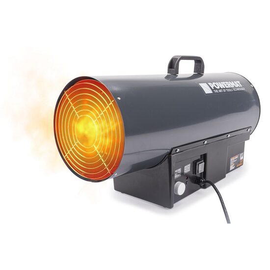 Tun pentru caldura pe gaz cu termostat 65 KW, incalzitor industrial, Powermat