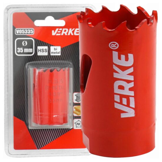 Carota bimetal pentru lemn, fier, 35mm Verke
