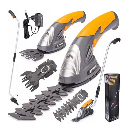 Foarfeca electrica cu acumulator pentru tuns iarba si gard viu, Powermat