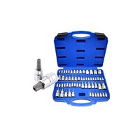 Set trusa chei, biti Torx, E-Torx, T, TT, 1/4 "3, 60 piese Satra